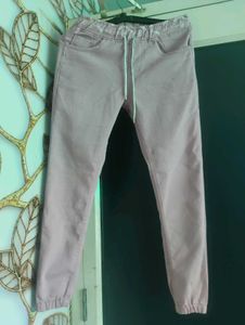 pastel pink joggers