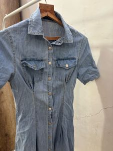 Chic Denim Shirt Dress