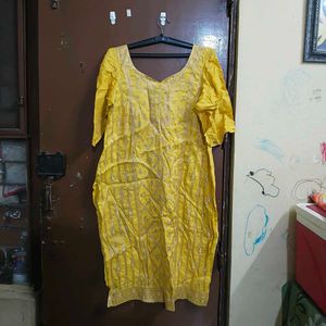 Elegant Yellow Kurta Set with Dupatta