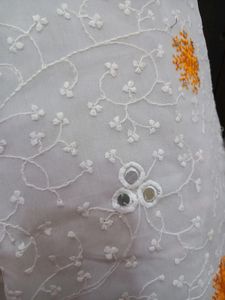 White Embroidered Top