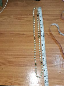 Elegant Pearl &amp; Gemstone Necklace
