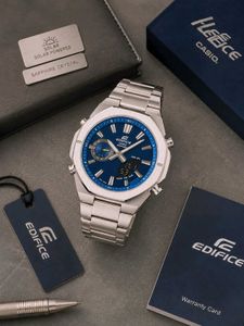 Casio Edifice Blue Dial Watch