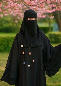 Elegant Black Burkha