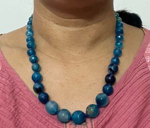 Blue Beaded Necklace