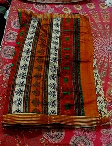 Unique Tribal Print Saree