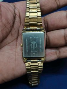 Titan Golden Analog Watch