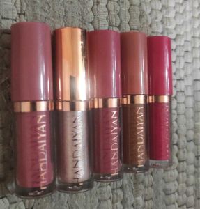 Set of 5 Matte Liquid Lipsticks