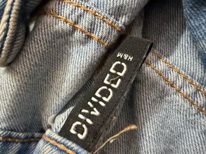 h&amp;m Light Wash Wide Leg Jeans