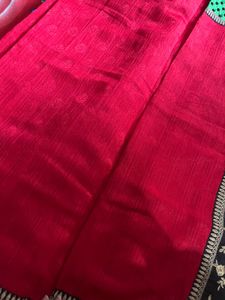 Red Designer Saree