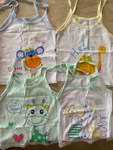 Cute Baby Tie-up Cotton Tops ( 7 pieces)