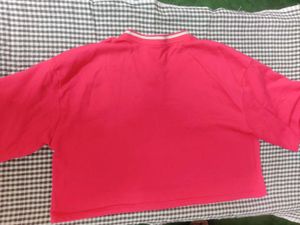 cropped oversize tee