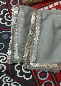 Sale Price- Grey Heavy Lehenga for shadi season