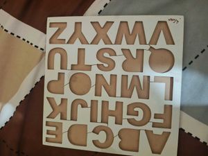 Premium Quality Wooden Alphabet Puzzle Board