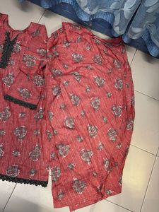 Stylish peach farshi Kurta set
