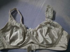 Elegant White Lace Bra