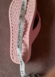 Unused Pink Flip-Flops with Diamonds