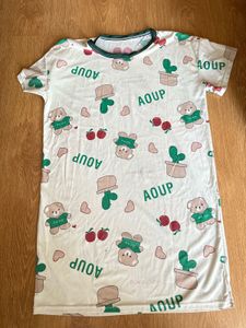 Cute Cartoon Print Nightdress