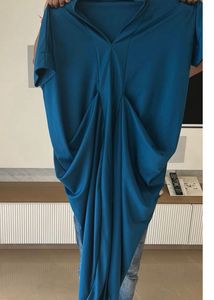 Stylish Deep Teal Blue Kaftan Style Dress
