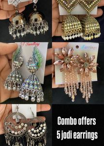 Stunning Combo Pack of 5 Earring Pairs😍💗🫠