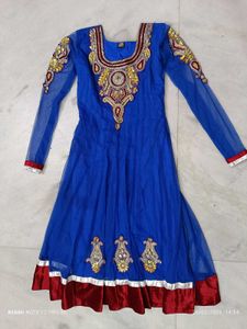 Blue designer suit set