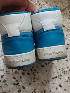 Red Tape Blue High-Top Sneakers