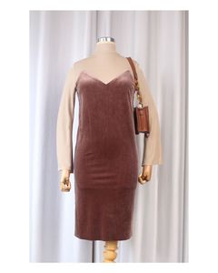 Korean Velvet Dress