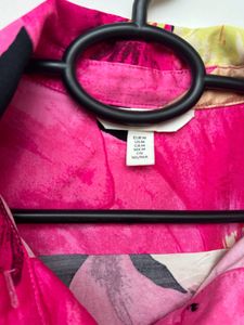 HnM Cropped satin Shirt