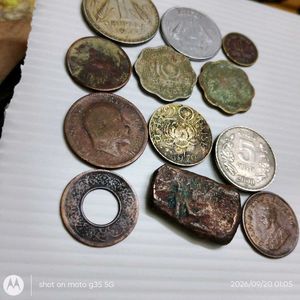 12 vintage circulated coins