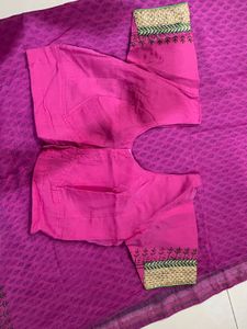 Bandhani Dupatta - Blue &amp; Pink