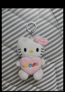 Kitty plush keychain and Women socks