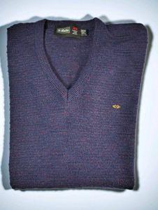 Men's V-Neck Knitted Sweater