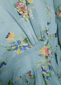 Powder Blue Floral Midi Dress 159 only for today