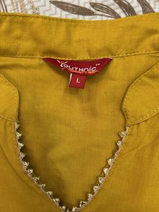 Golden Yellow Kurti