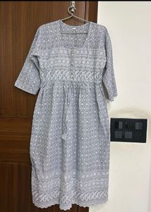Grey stylish kurta set