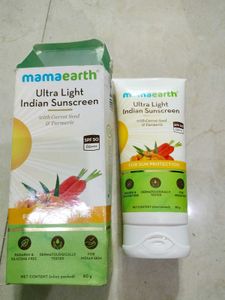 Mamaearth Ultra Light Indian Sunscreen SPF 50 (3 p