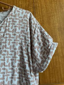 Cute Button-Down Tunic Top