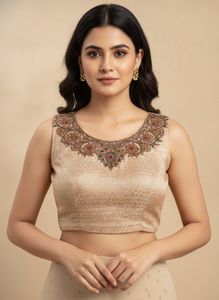 Elegant Peach Kanjeevaram Silk fancy Saree