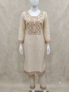 Elegant Embroidered Kurta Set