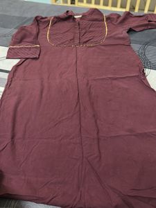 Elegant Maroon Kurta