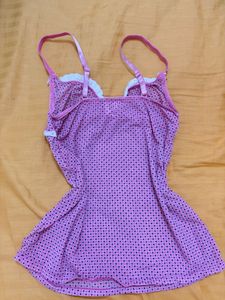 Pink Polka Dot Camisole