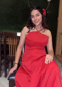 Elegant Red Halter Neck Maxi Dresswith corset back
