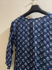 Stylish Blue Printed Kurta