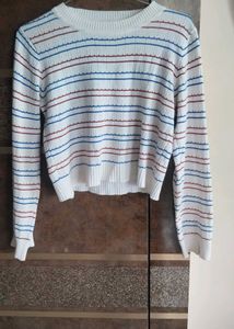 Striped Knit Crop Top