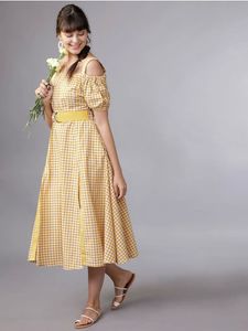 Yellow Gingham Sundress XS/S