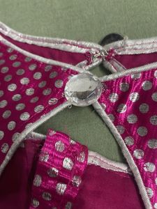 Pink Polka Dot Blouse (new)