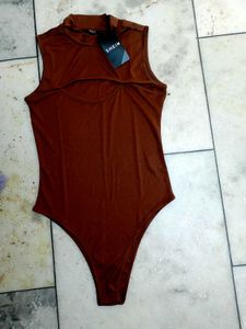 Chic Cut-Out Mock Neck Bodysuit
