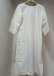 Holi White Printed Kurta ( size M )