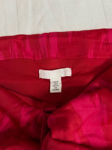 H&amp;M Vibrant Pink-Red ruched top