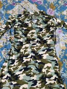 Stylish Camouflage Print Dress