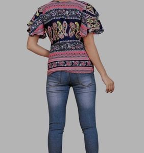 Paisley Print Top